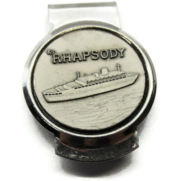 Rhapsody Cruise Ship Money Clip Stainless Steel Tag Master USA - Picture 3 of 4